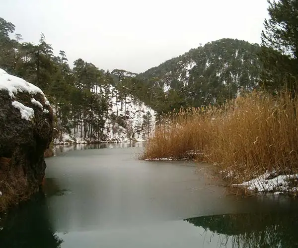 Laguna en la Sierra de Cazorla Nevada Laguna en la Sierra de Cazorla Nevada